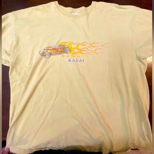 yellow hawaii kauai tee